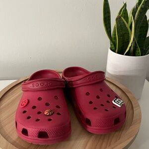 Red Crocs Boys